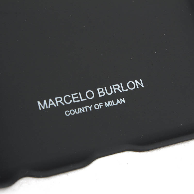 Marcelo Burlon County Of Milan Wing Printing Mobile Phone Protective Case In Black