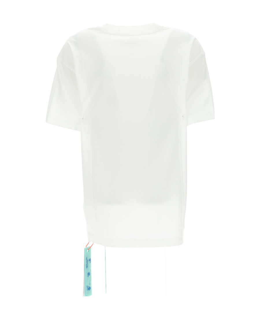 Off-white Logo Print T-shirt In White
