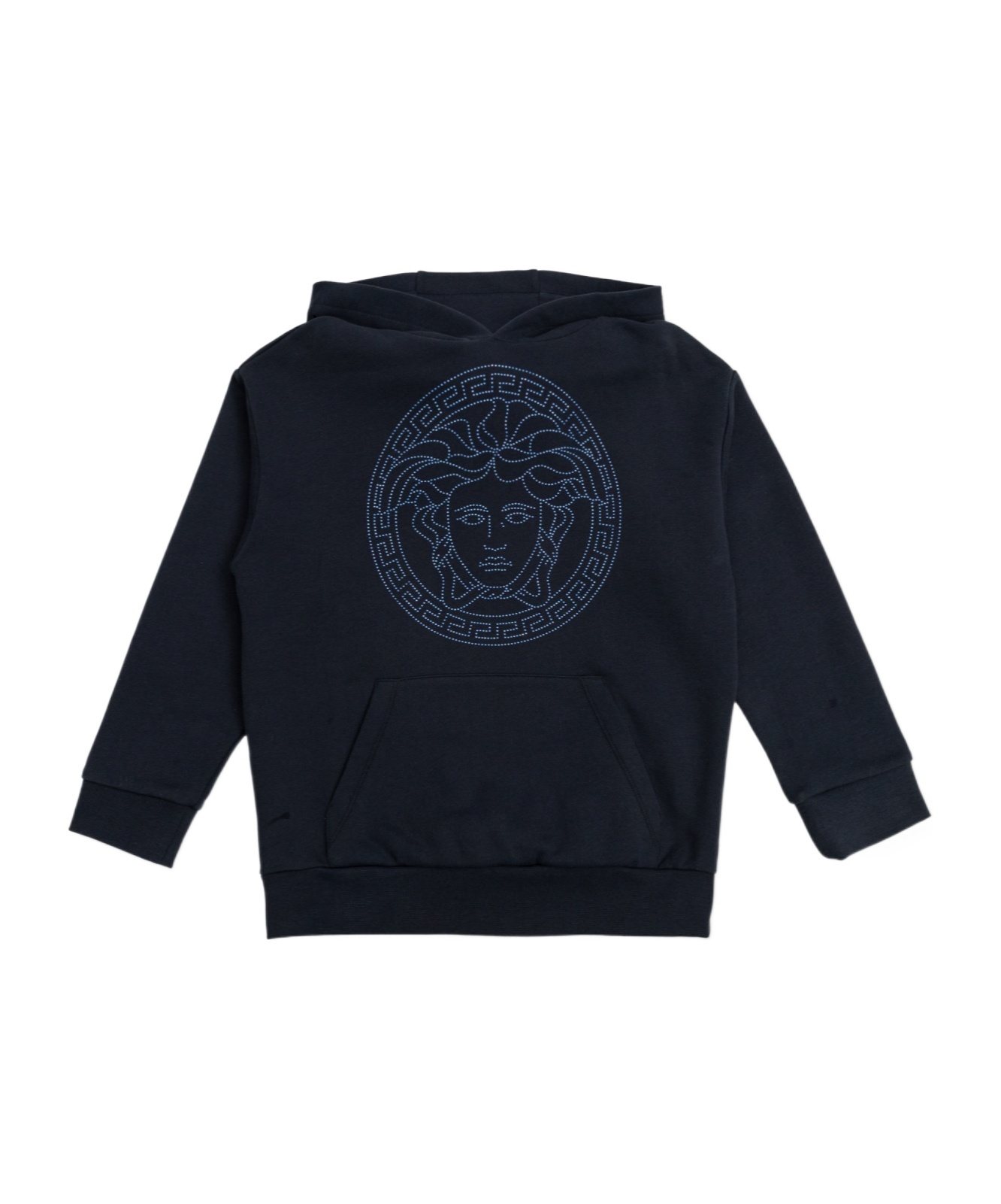 Versace Grey Medusa Embroidery Hoodie