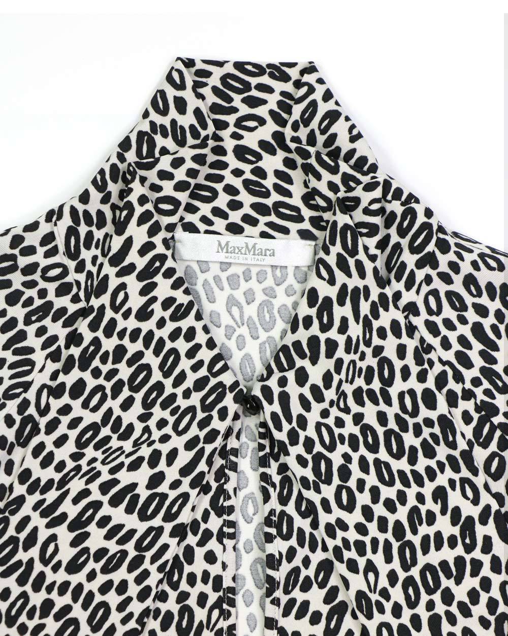 Max Mara Printed Short-sleeved T-shirt In Gray