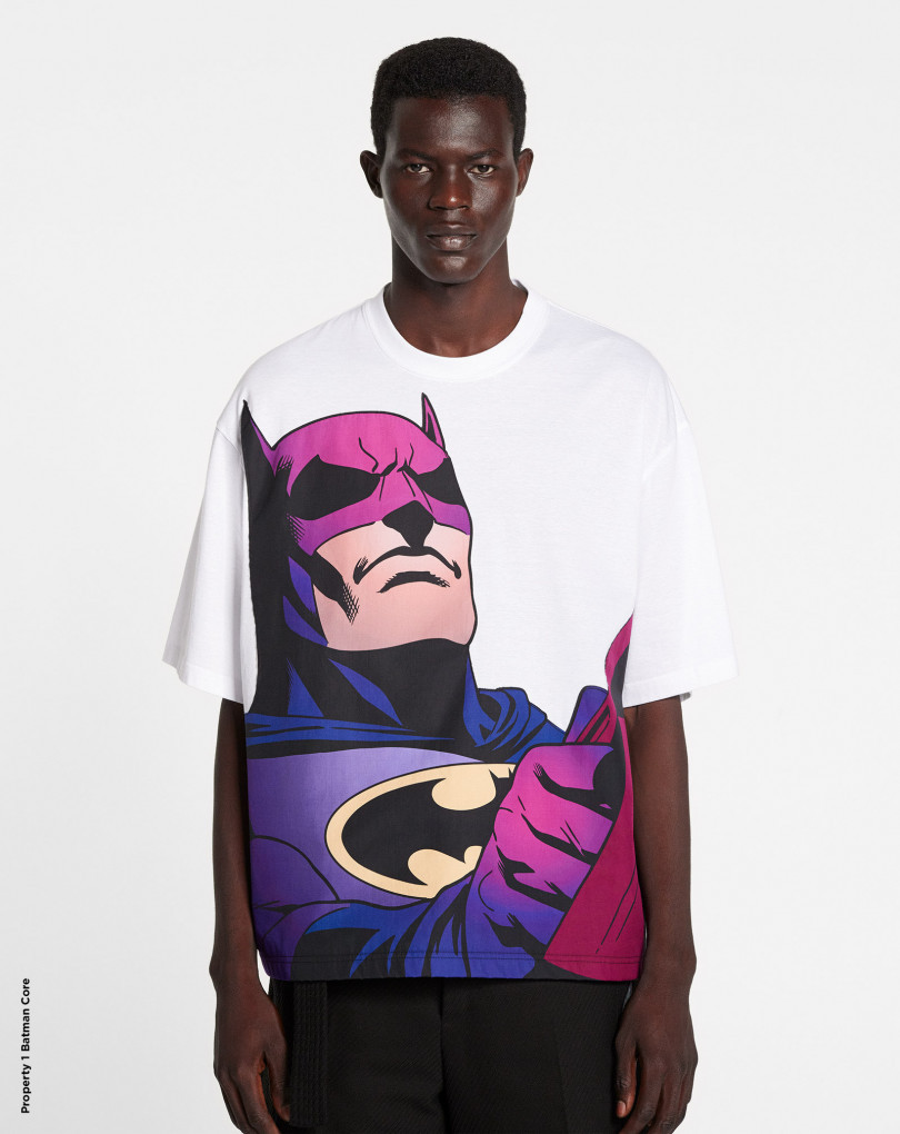 Lanvin Print Short Sleeve T-shirt In Multicolor