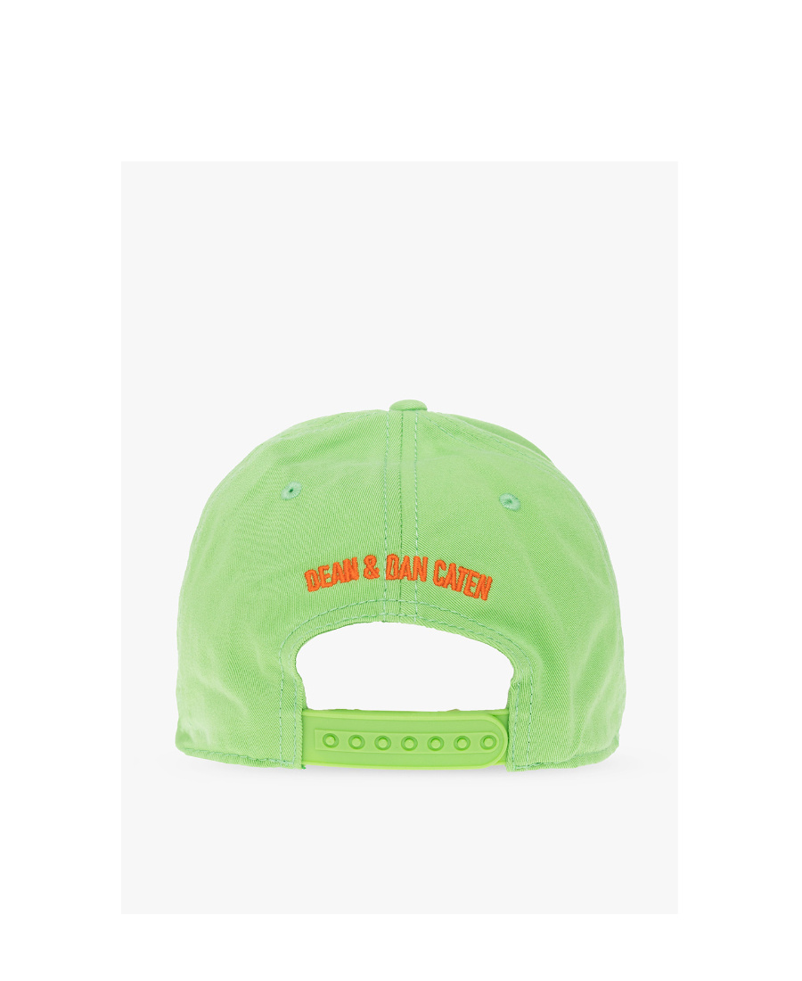 Dsquared2 Embroidered-logo Baseball Cap In Green