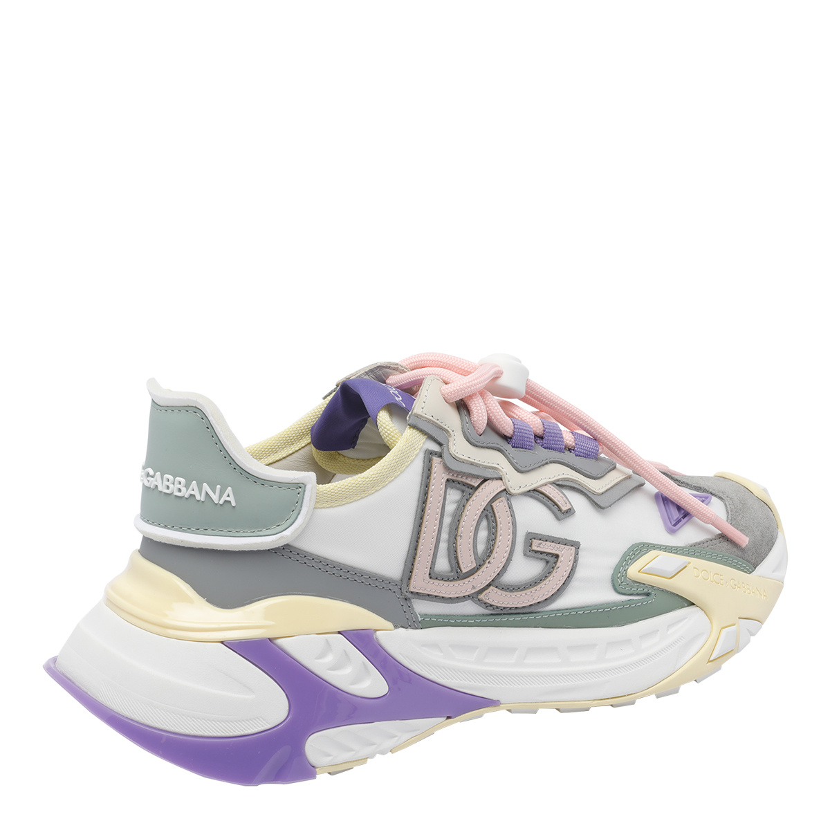 Dolce & Gabbana Logo-patch Chunky Sneakers In White