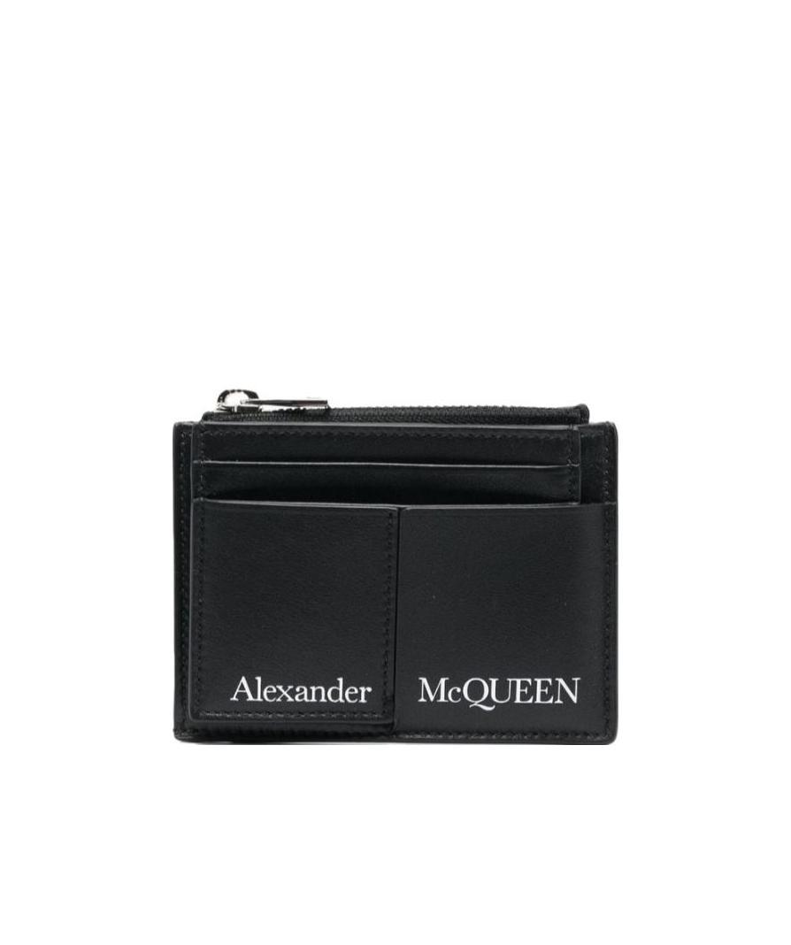 Alexander Mcqueen Men's Card Holder In Black