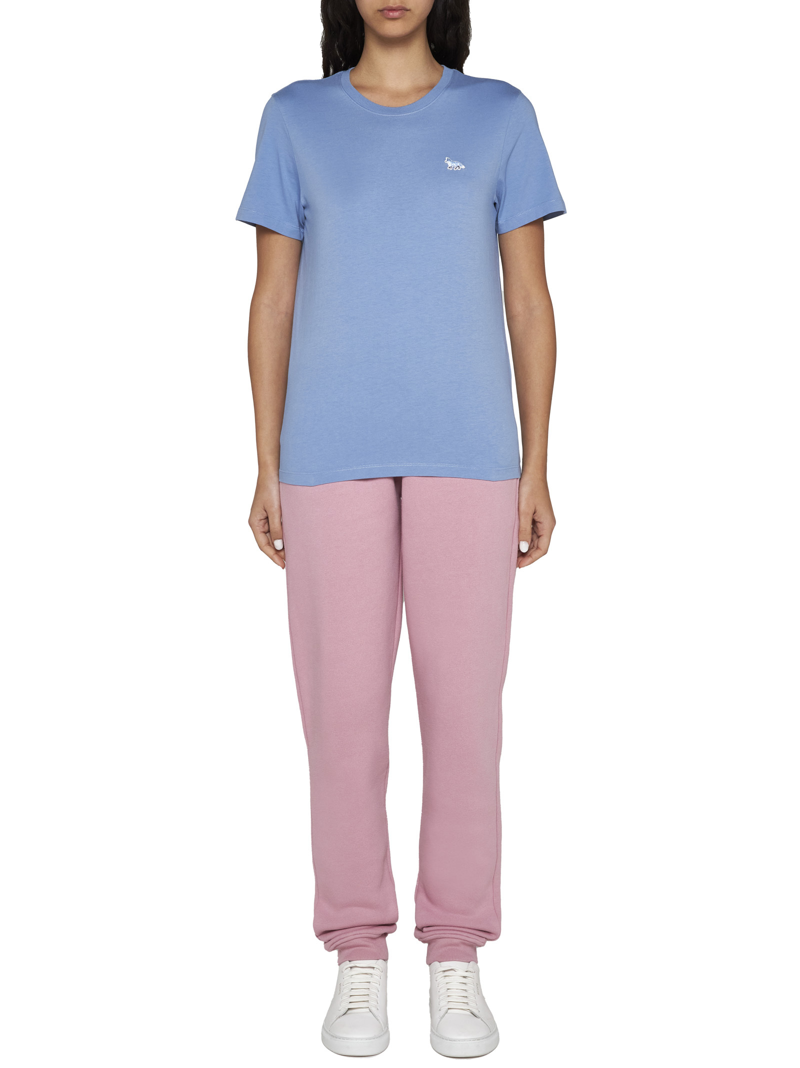 Maison Kitsuné Cotton T-shirt In Blue