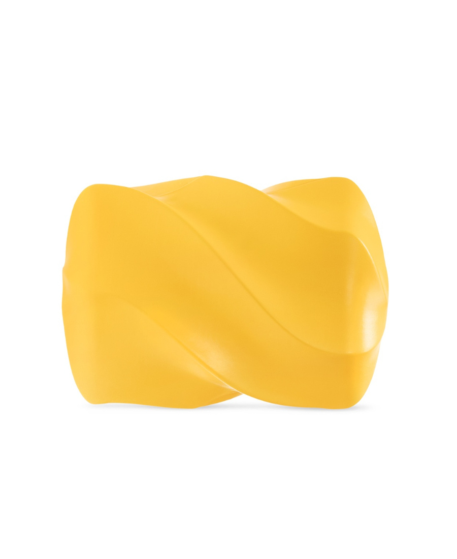 Bottega Veneta Bv Whirl Leather Clutch In Yellow