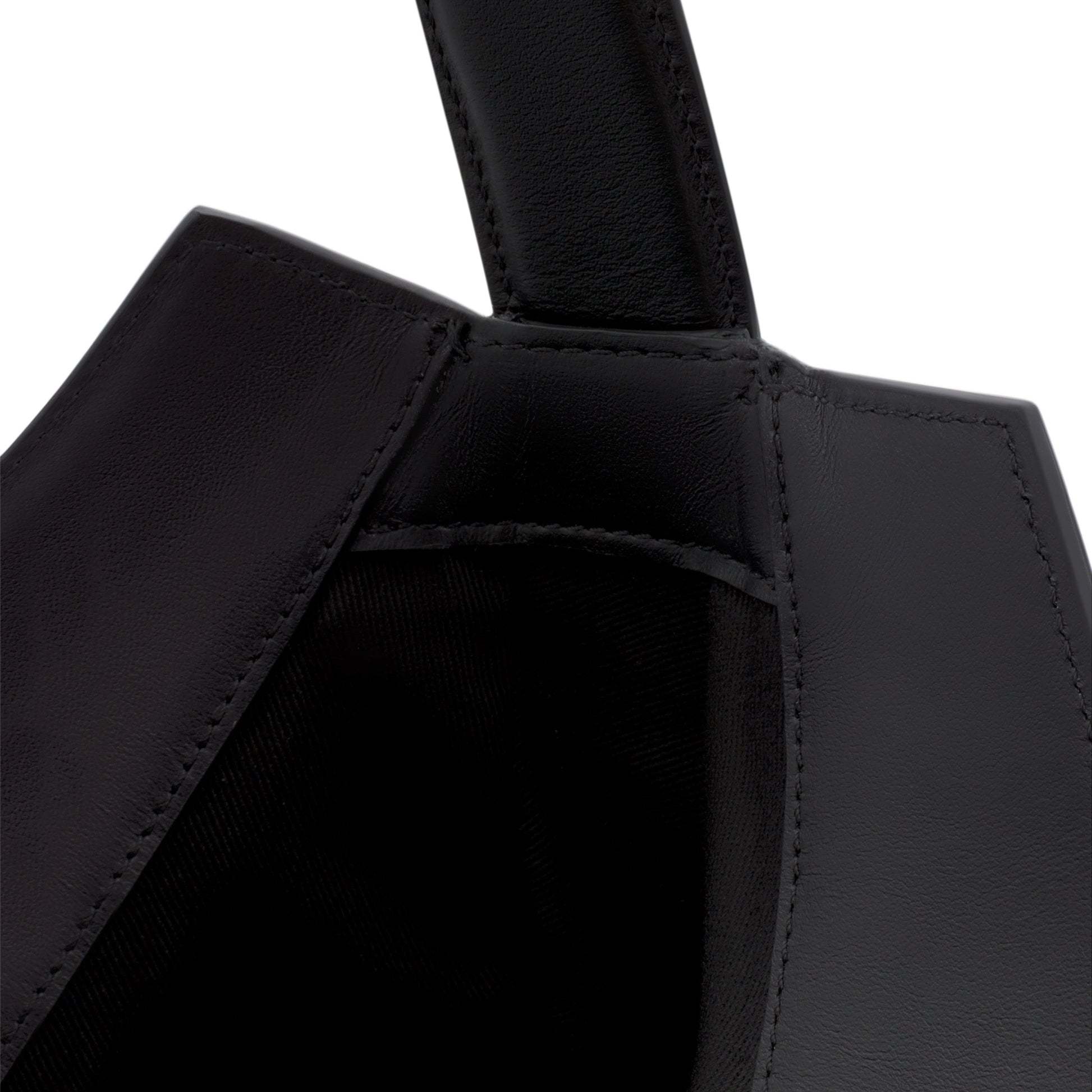 Shop Mugler Spiral Curve Shoulder Bag In Black