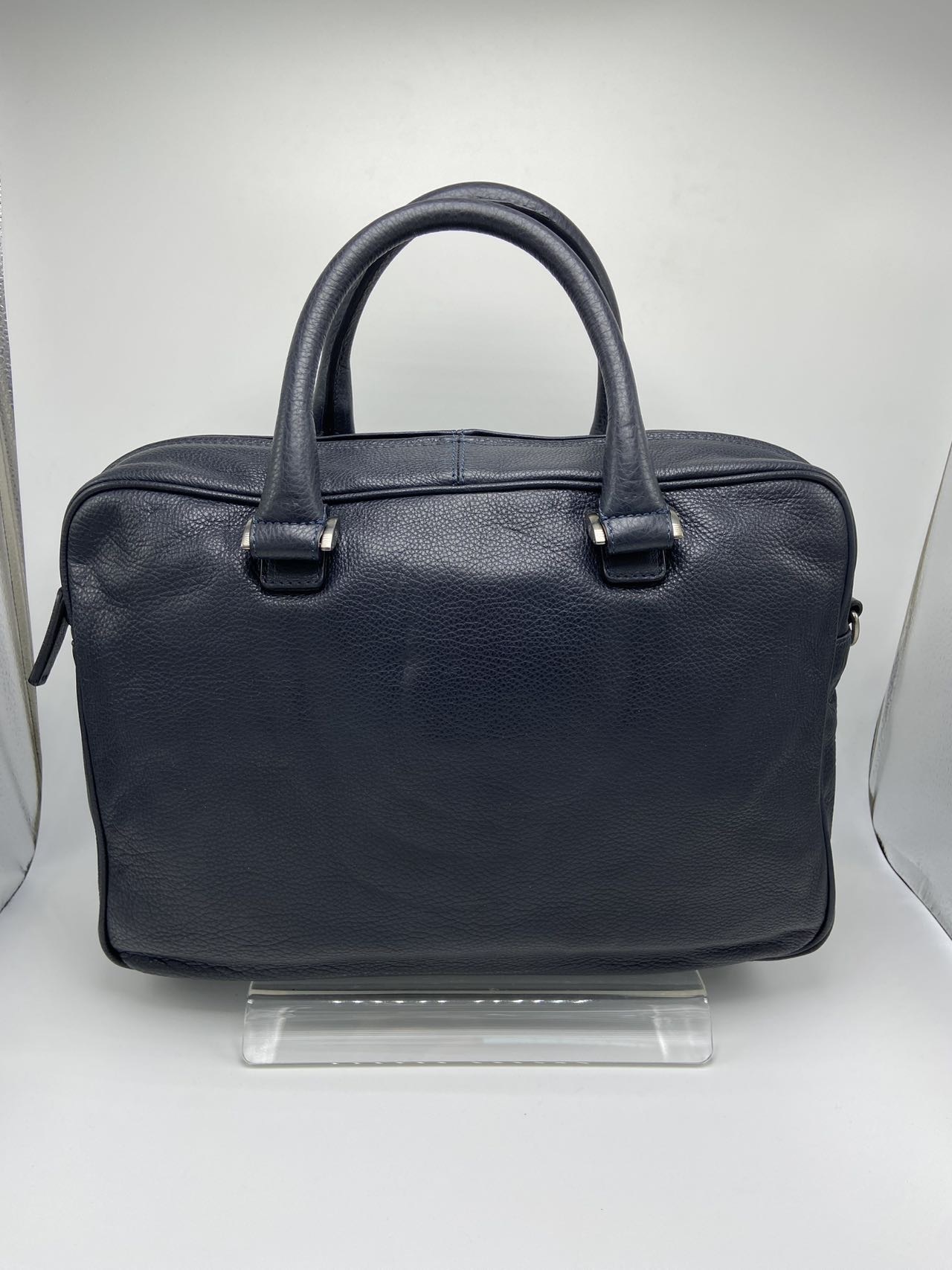 Giorgio Armani Zipper Clutch In Black