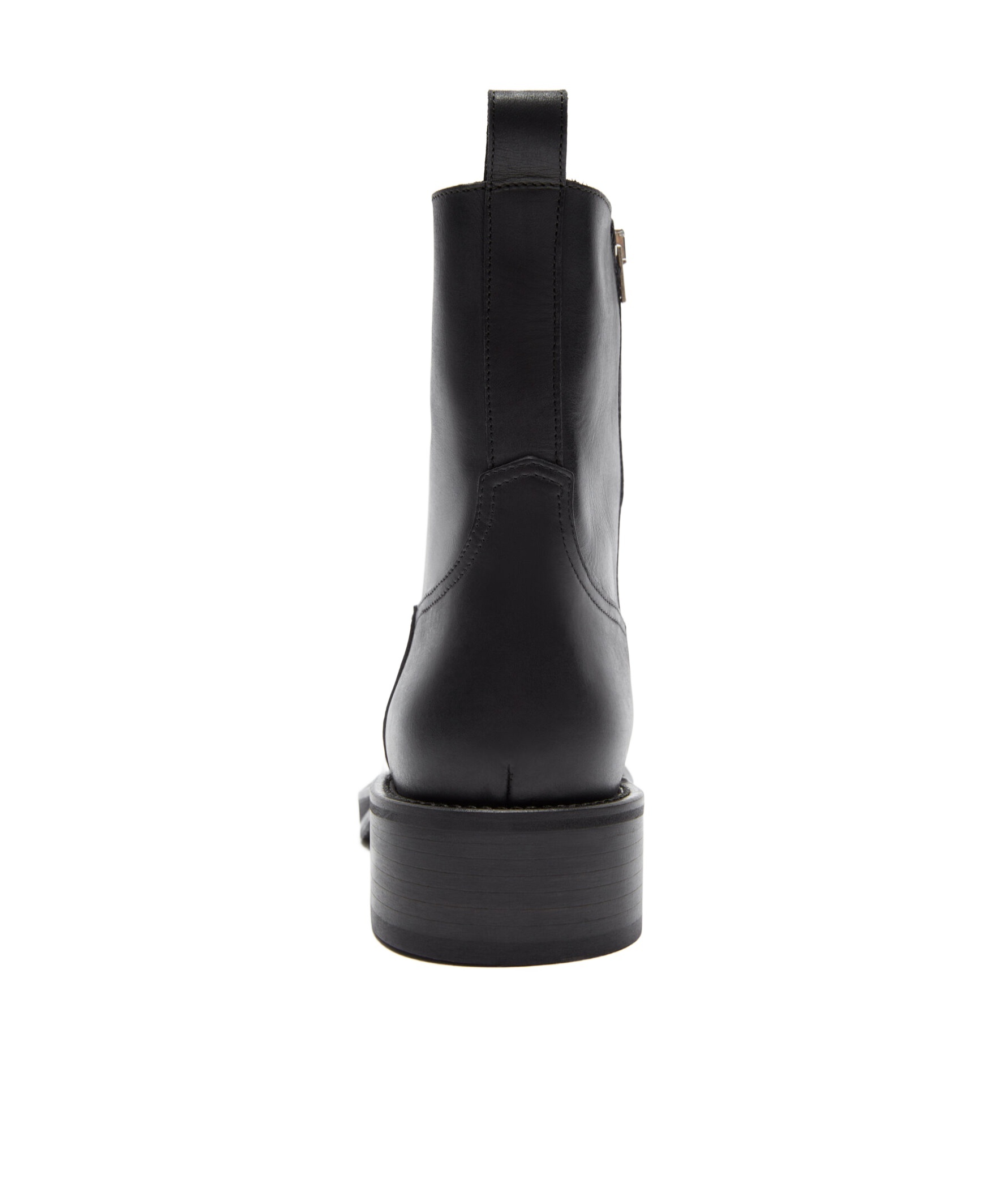 Acne Studios Logo-debossed Leather Boots In Black