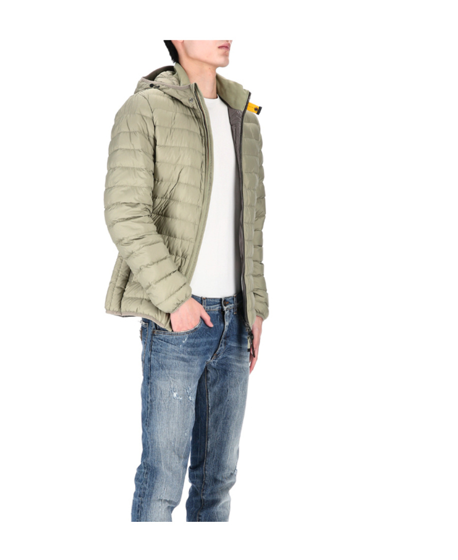 Parajumpers Long-sleeved Hooded Down Jacket In Nude