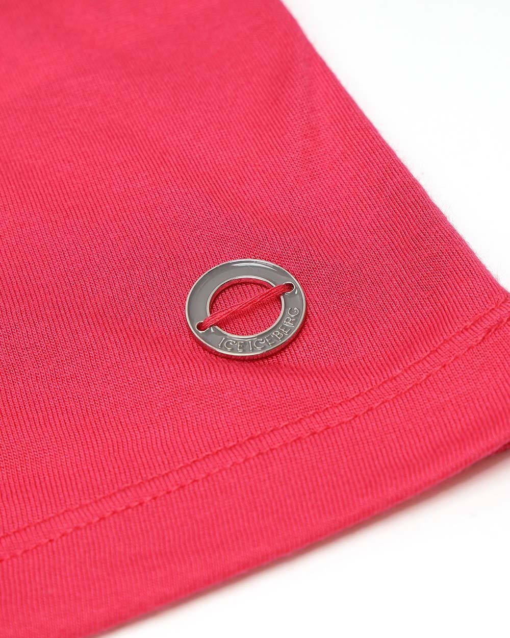 Iceberg Round-necked Logo T-shirt In Red