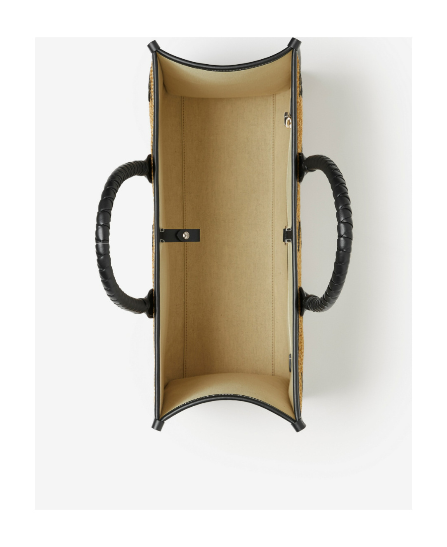 Burberry Medium Freya Tote Bag In Brown