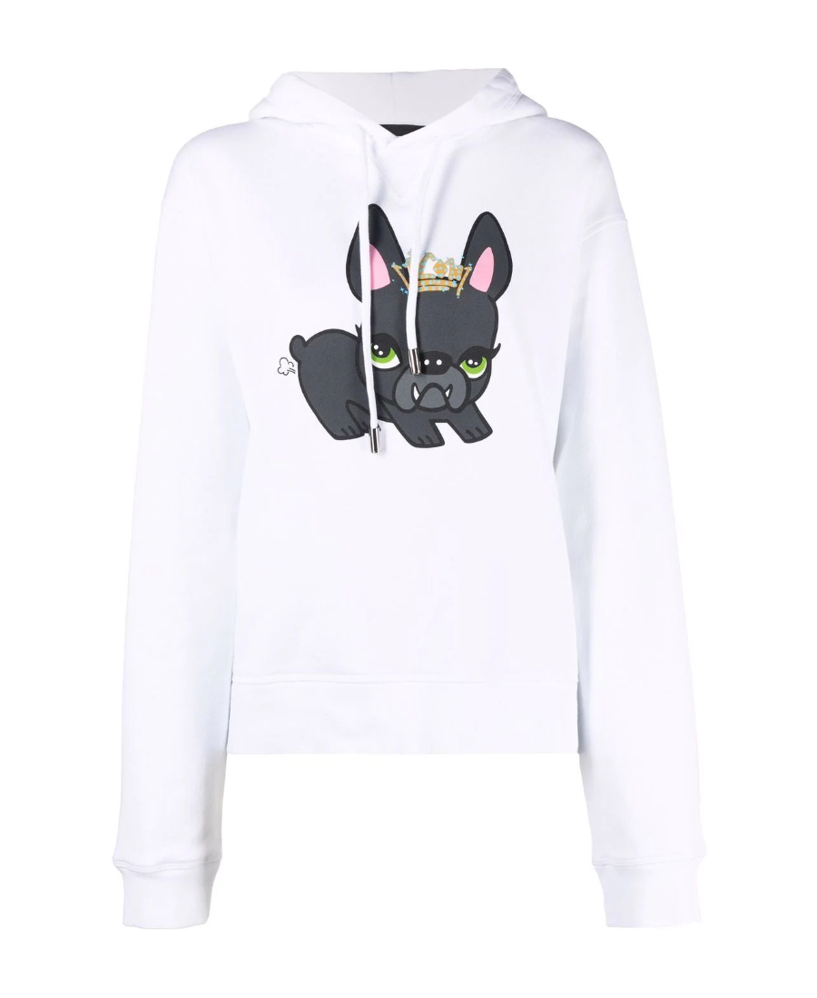Dsquared2 Cartoon-print Hoodie In White