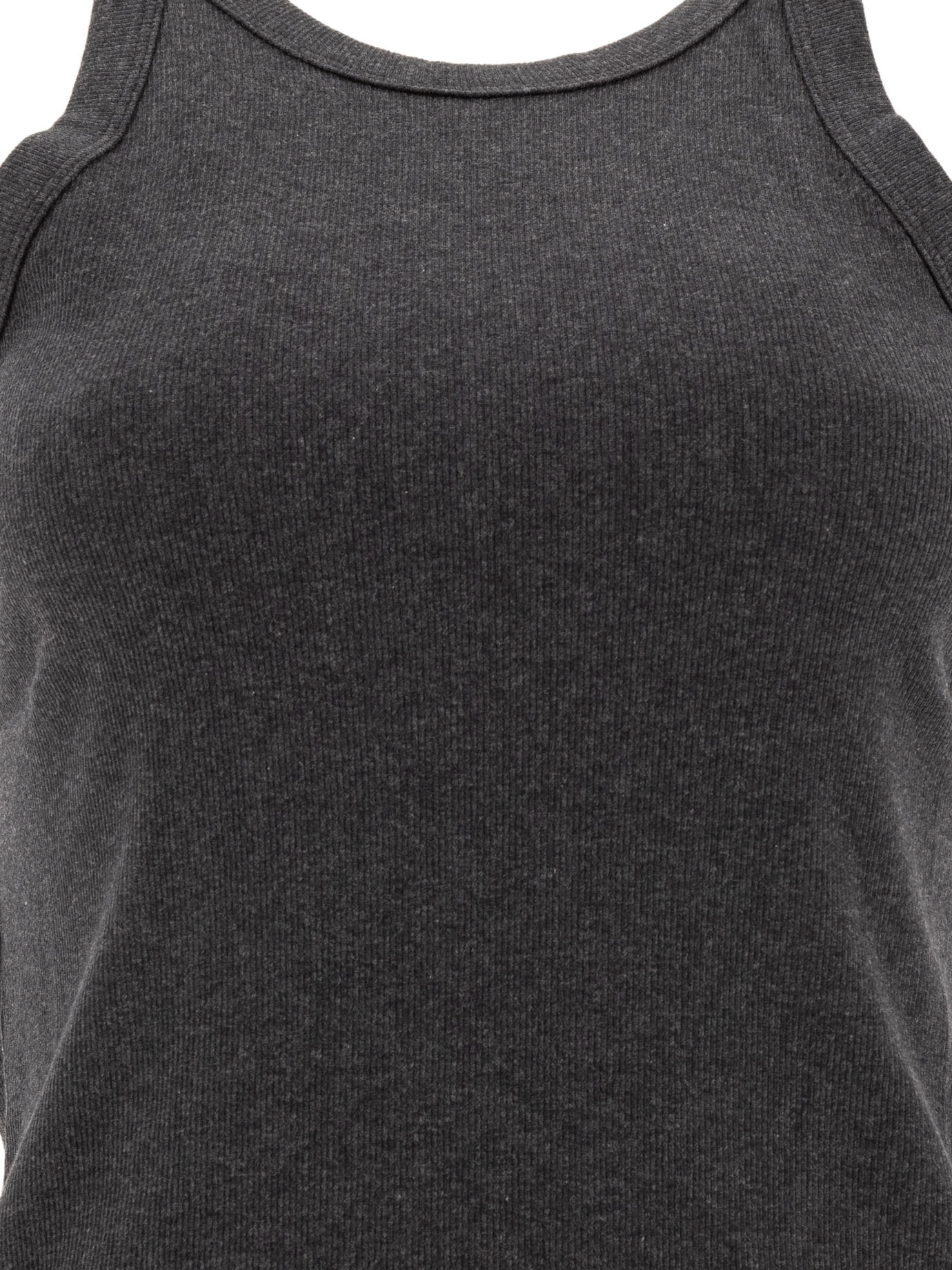 Totême Sleeveless Ribbed Tank Top In Black