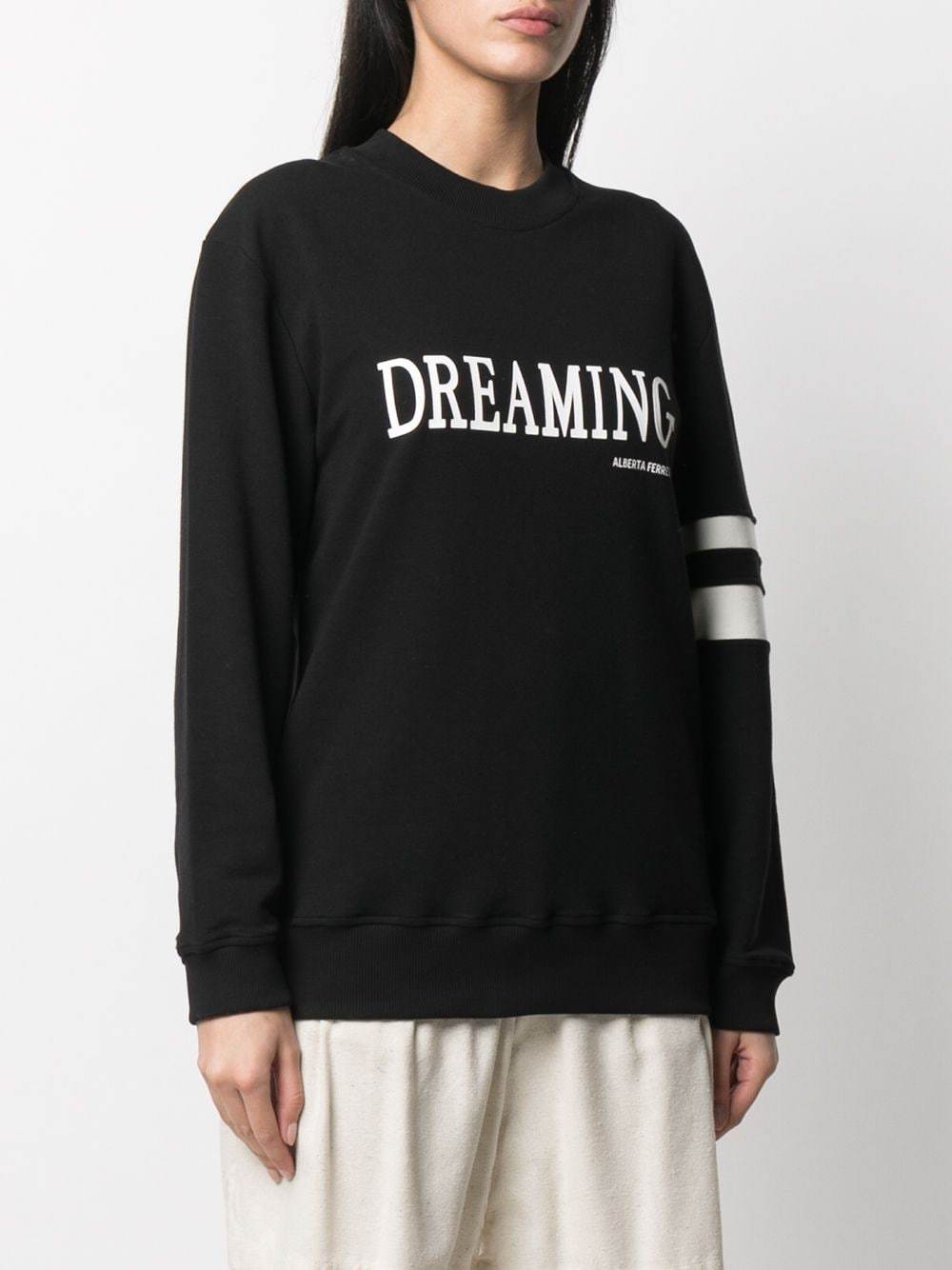 Shop Alberta Ferretti Pattern Printed Sweater In Black