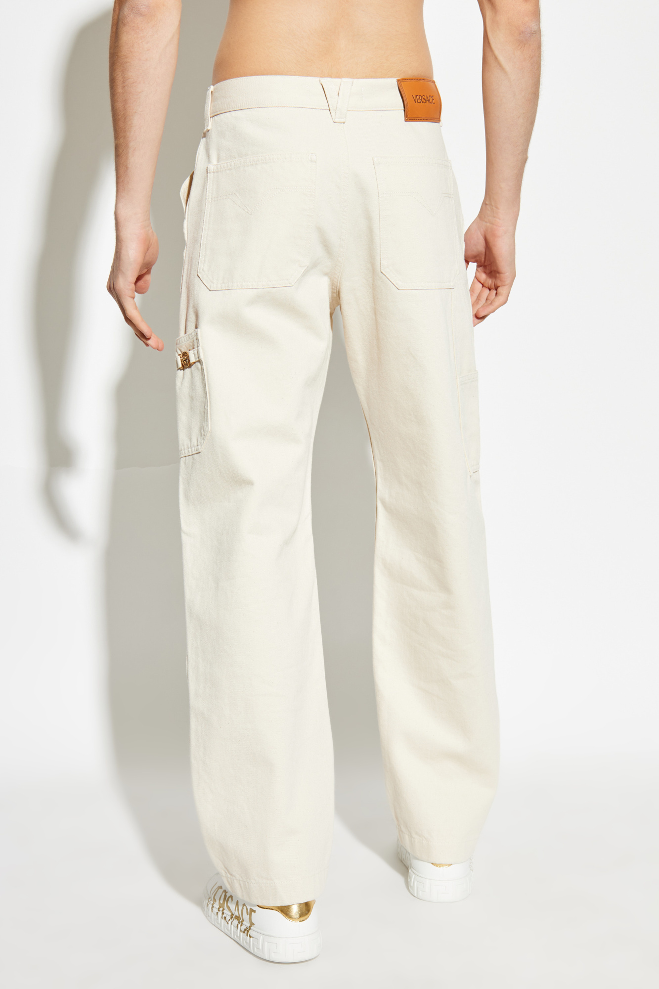 Versace Logo-patch Utility Trousers