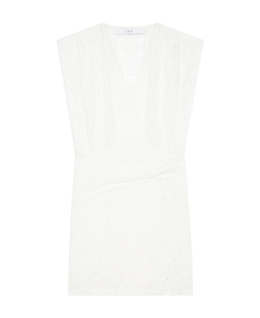 Iro Logo Dress In White