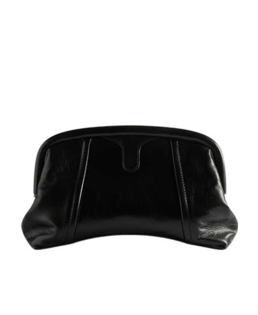 Balenciaga Xs Frame Clutch Bag In Black