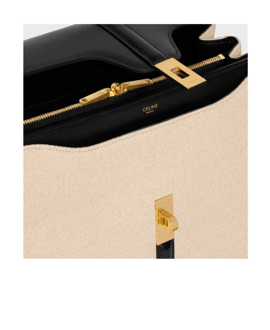 Celine Classique 16 Shoulder Bag In Nude