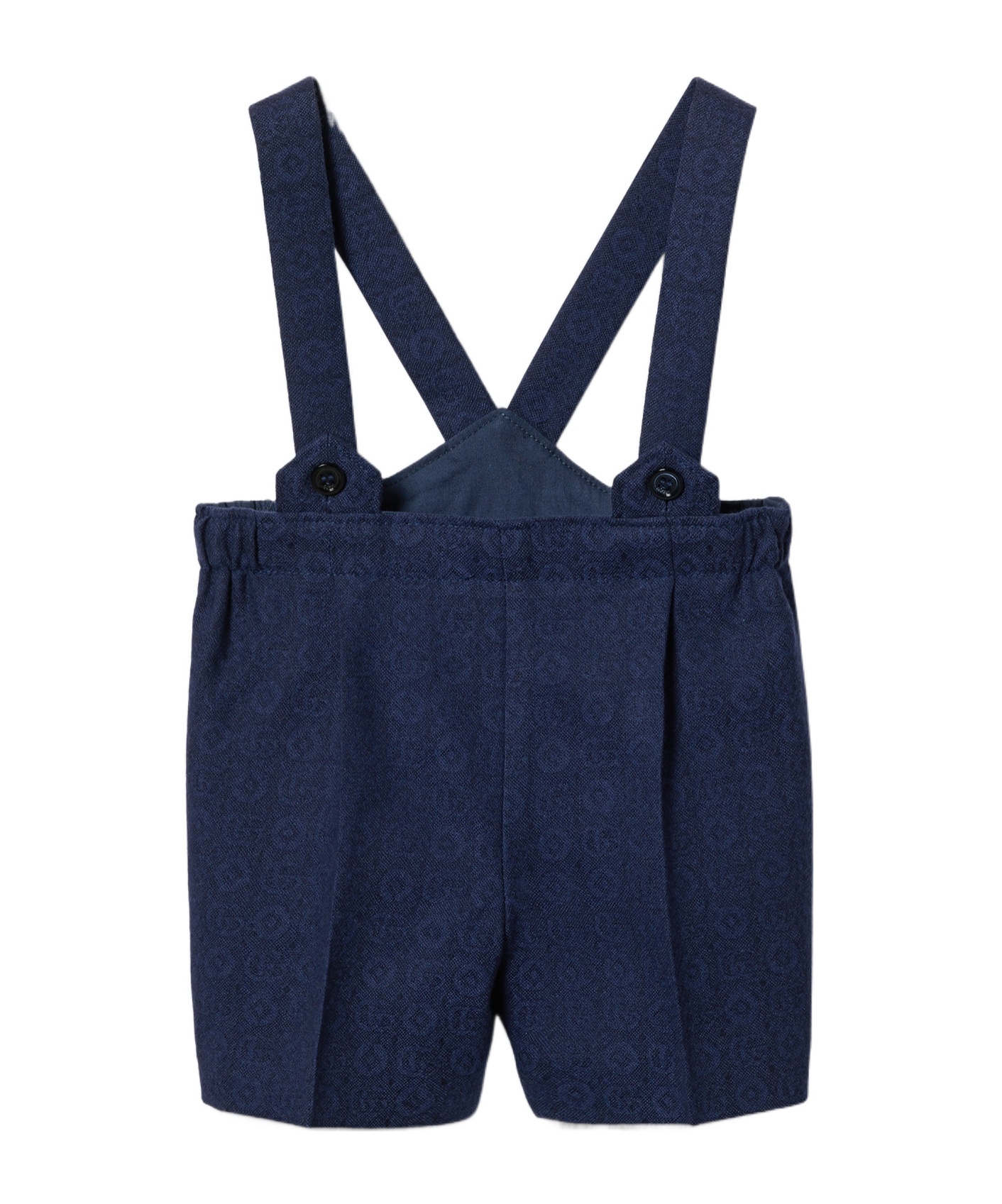 Gucci Sleeveless Wool Jumpsuit In Blue