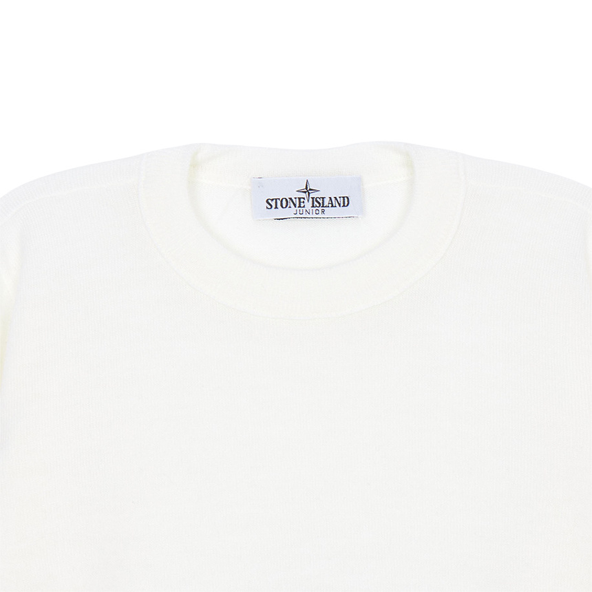 Stone Island Compass-badge Crew-neck Jumper In Gray