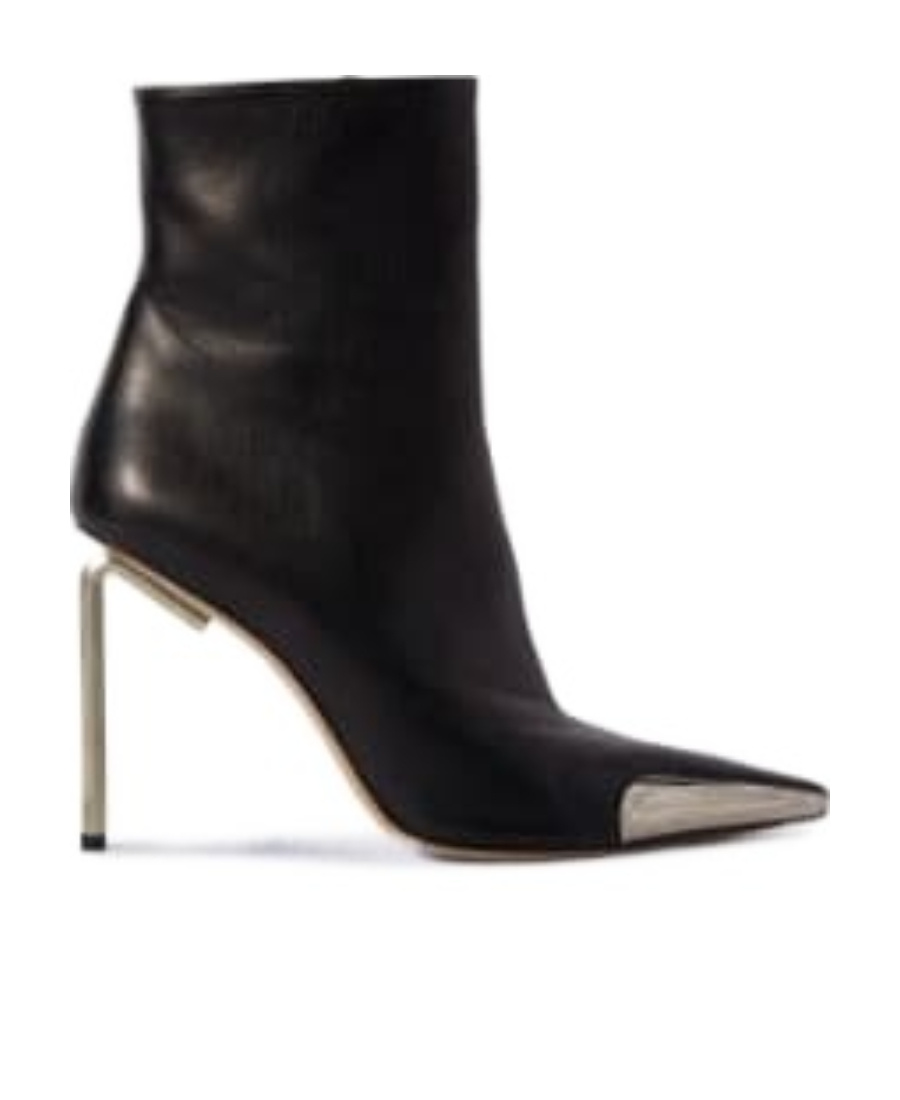 Shop Off-white Allen Key Pointed-toe Ankle Boots In Black