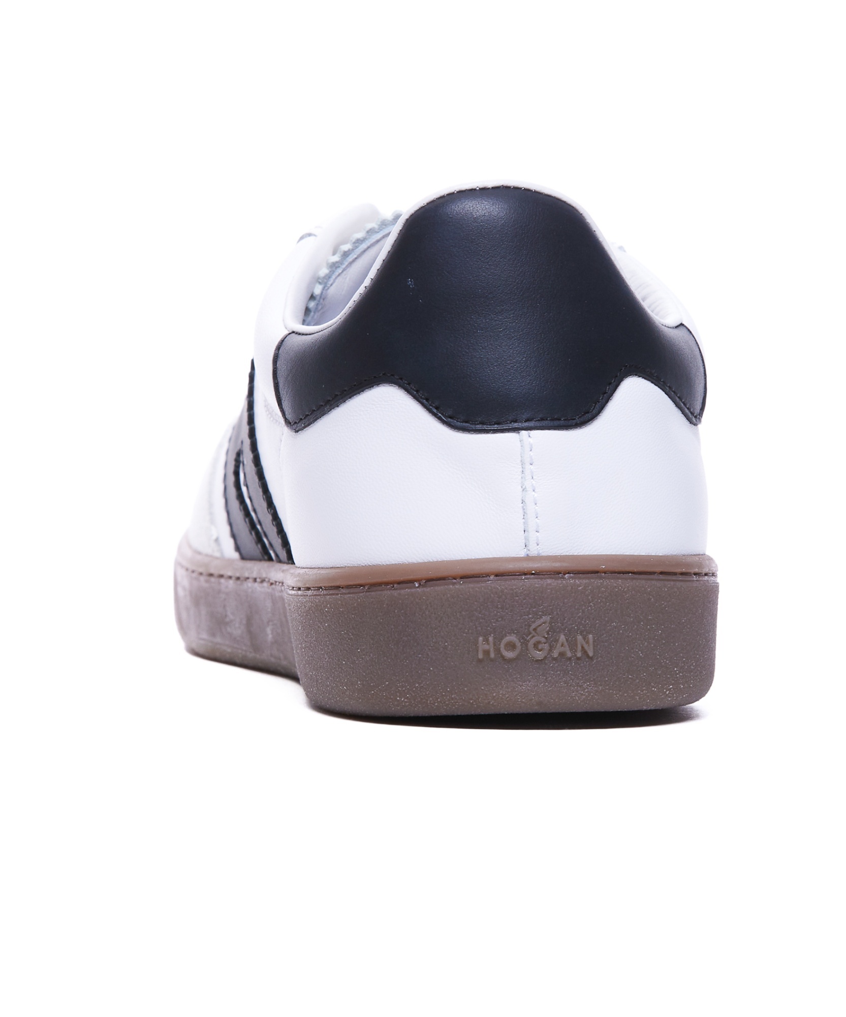Hogan Round Head Low-cut Casual Shoes In White