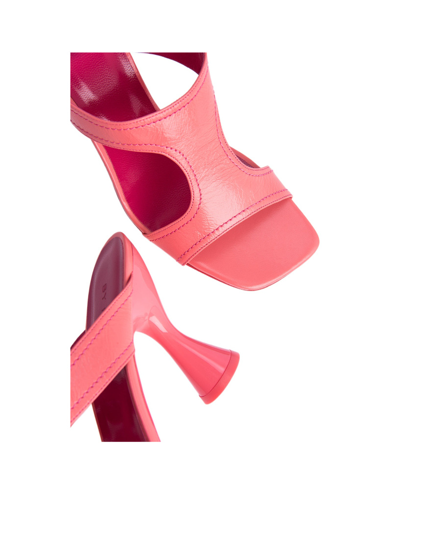 BY FAR OPEN TOE 95MM HEELED MULES