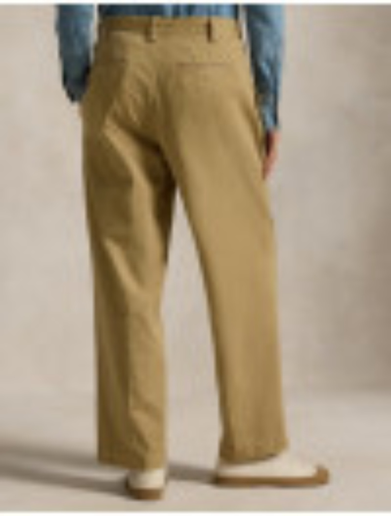 Polo Ralph Lauren Beige Cotton Trousers In Brown