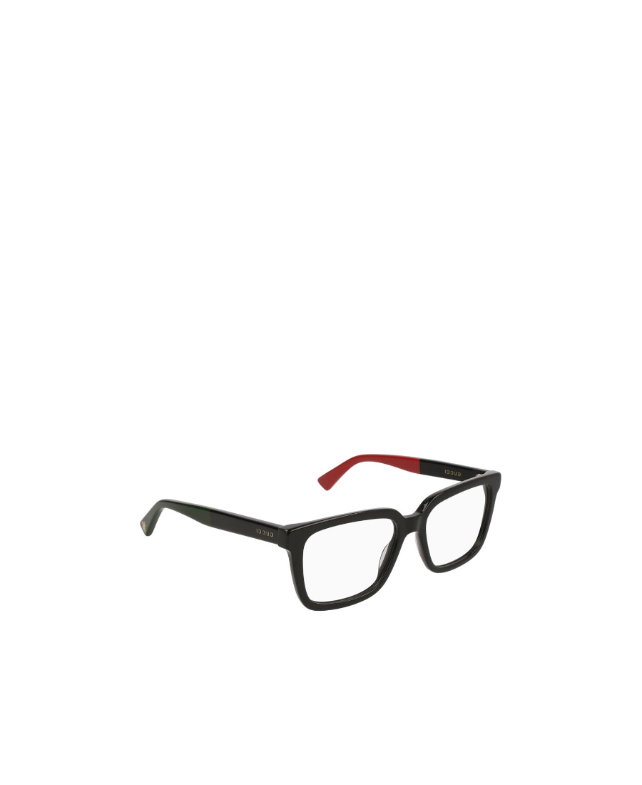 Gucci Black Logo Rectangular Frame Flat Mirror In Black