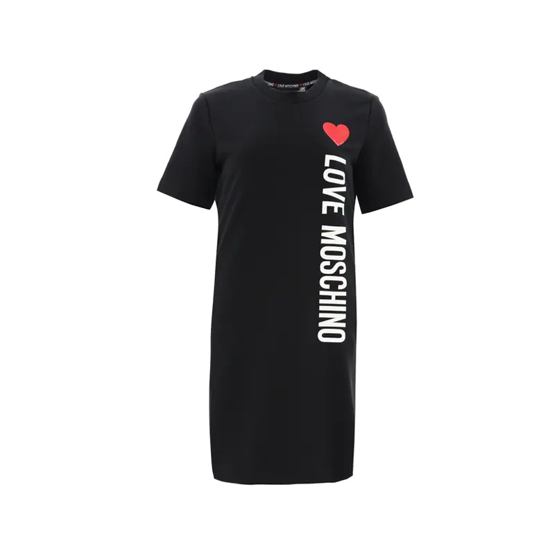 Moschino Love Lady Dress W5a0212-4165-c74 In Black