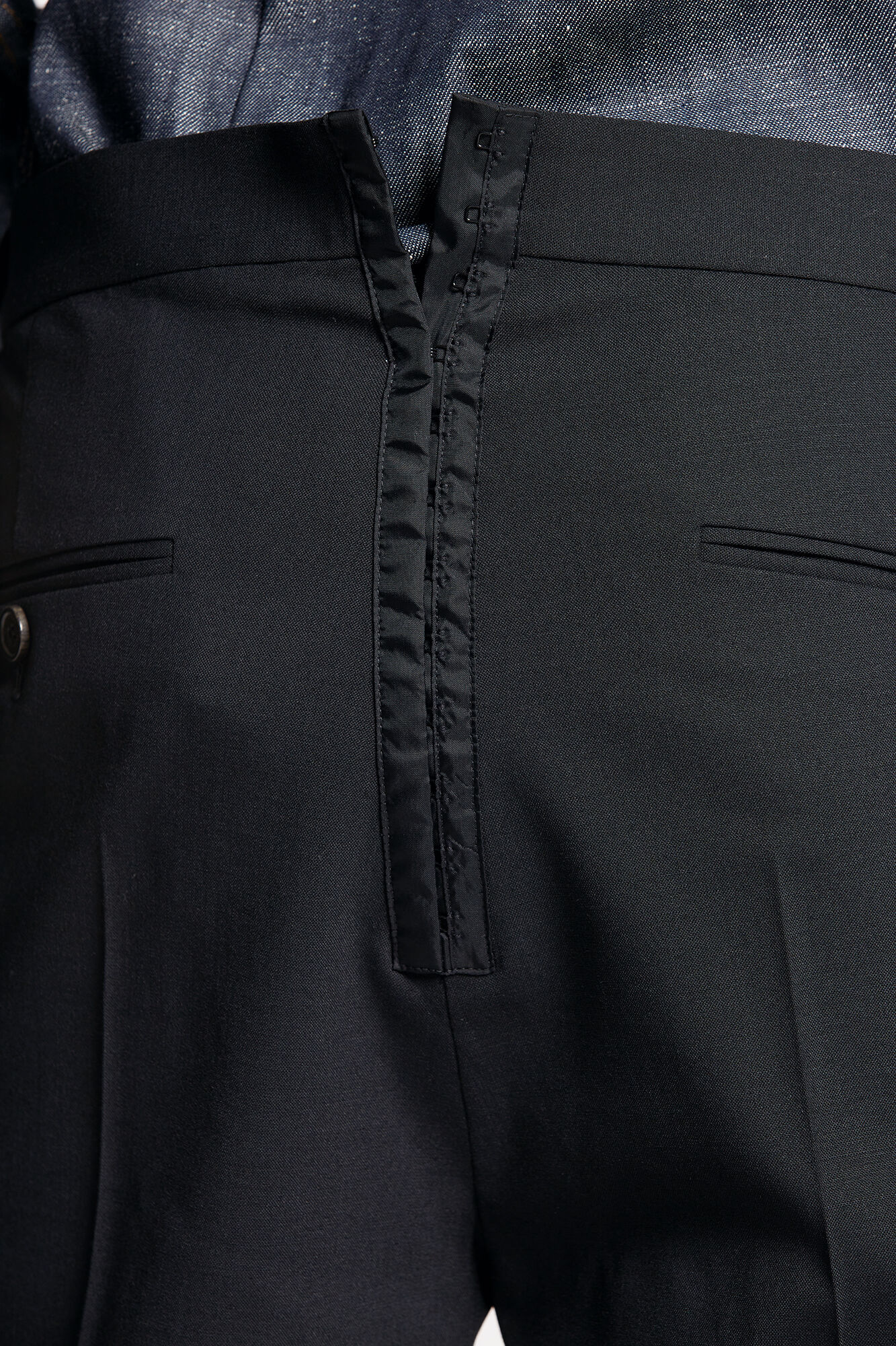 Shop Dsquared2 Corset Skinny Techno Pants In Black