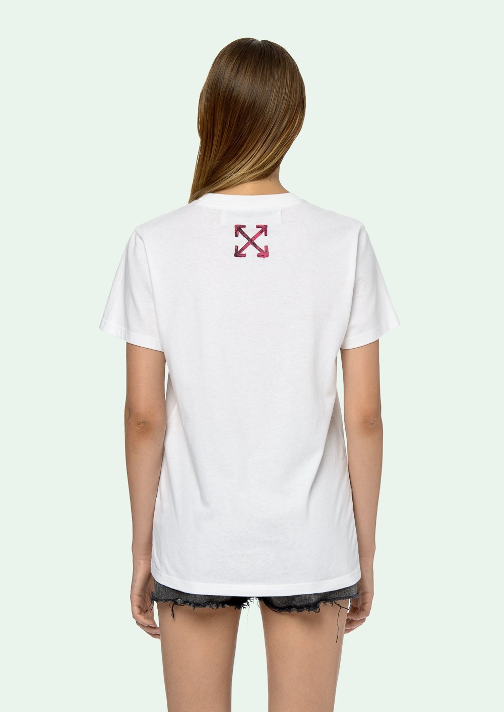 Off-white Arrow Printed T-shirt In White