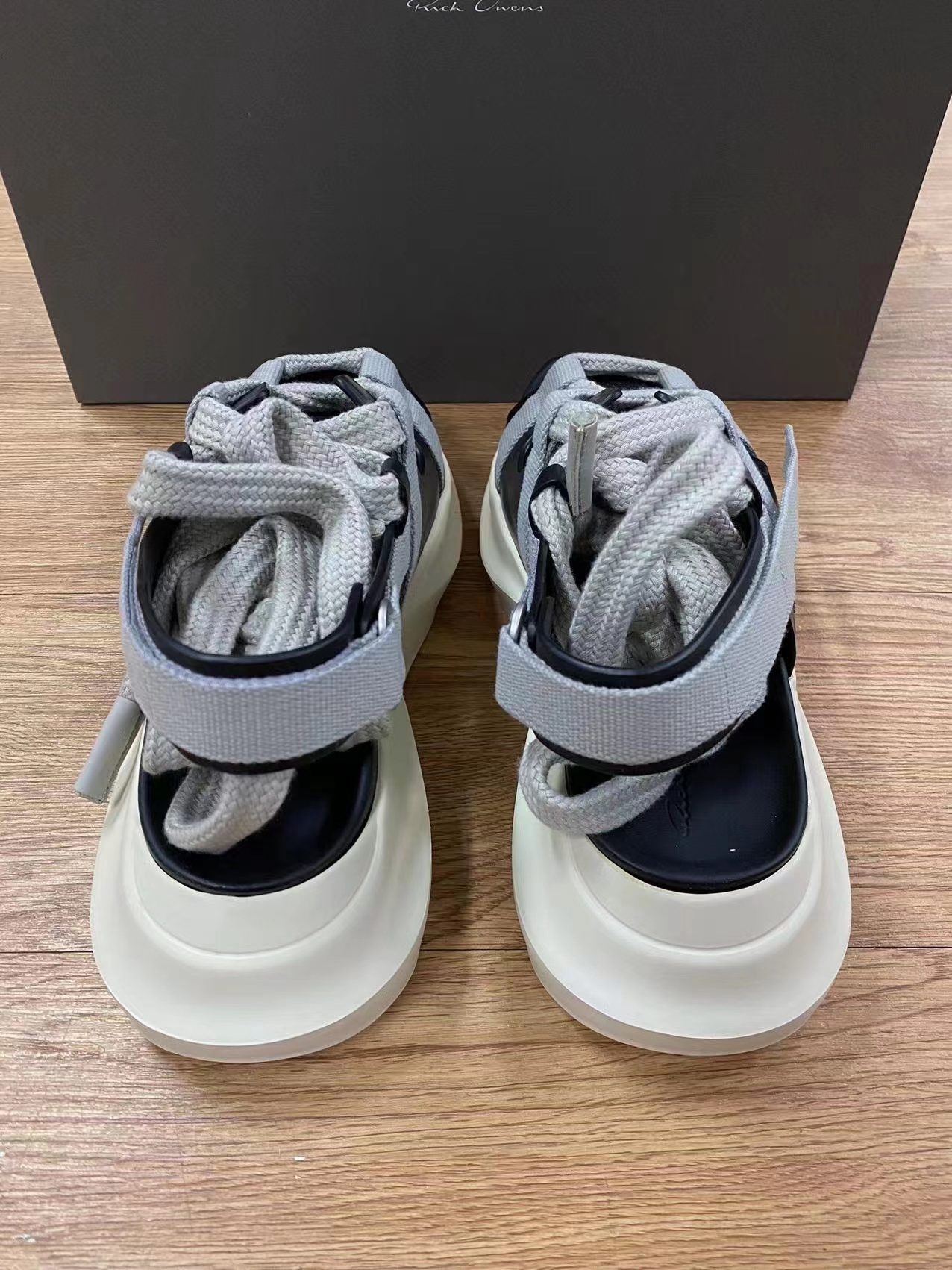 Rick Owens Geth Wrap-strap Sandals In Multicolor