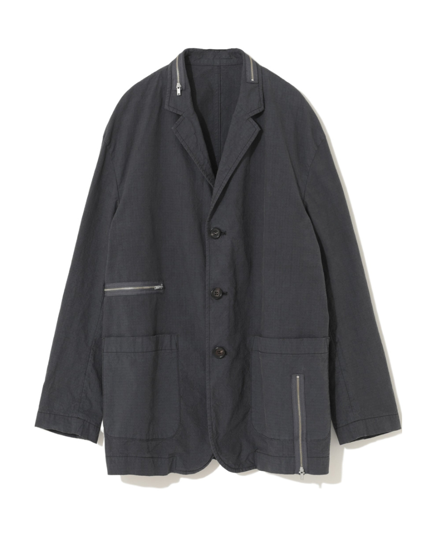 Undercover Dark Grey Cotton Blazer In Black