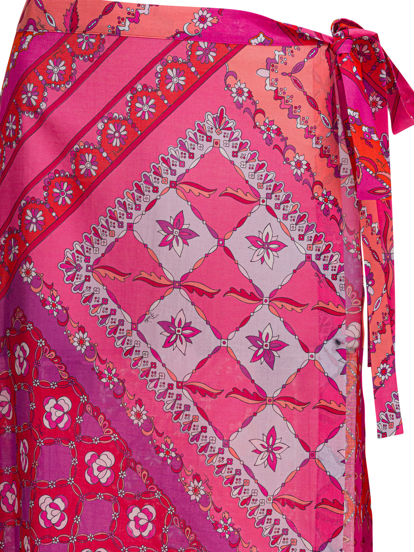 Pucci Floral Wrap Maxi Skirts
