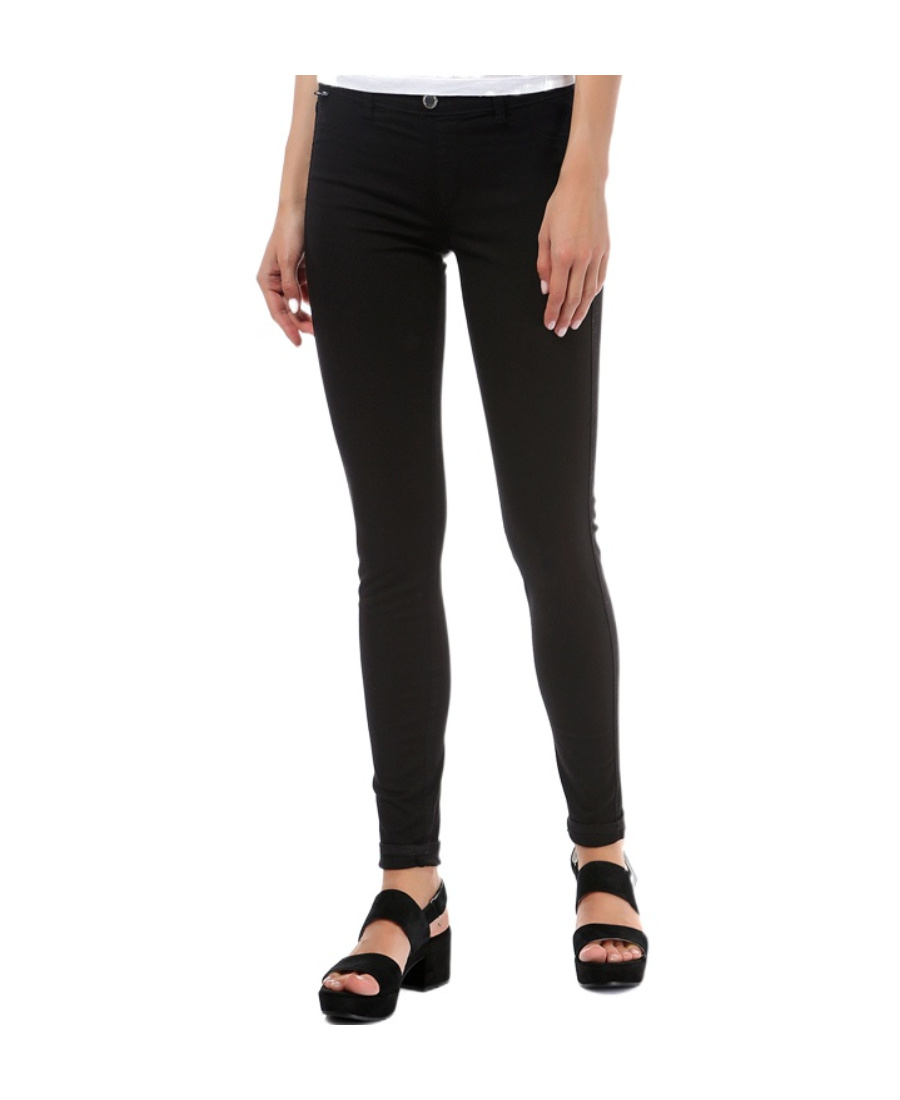 Moschino Denim Casual Pants In Black