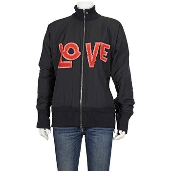 Moncler Printed Jacket In Black