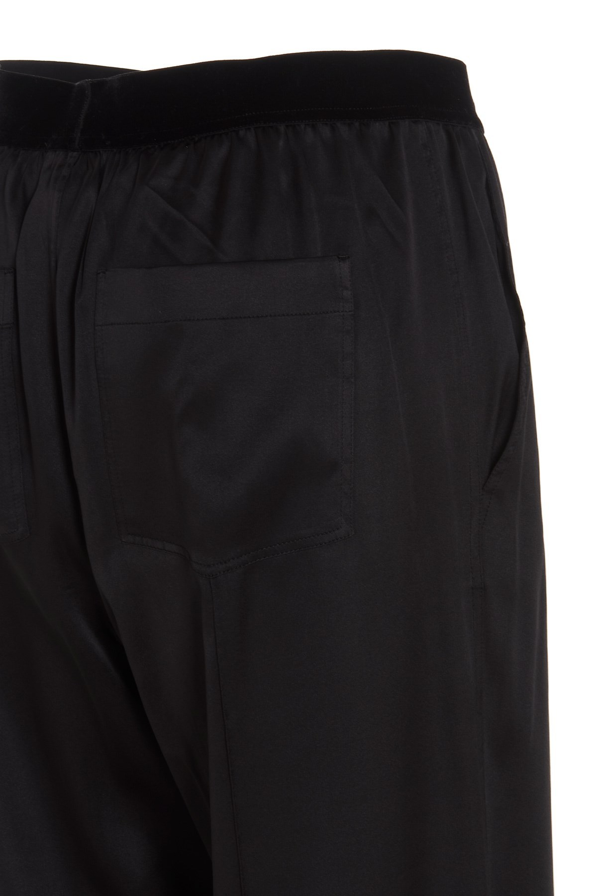 TOM FORD HIGH-WAISTED STRAIGHT-LEG SILK TROUSERS