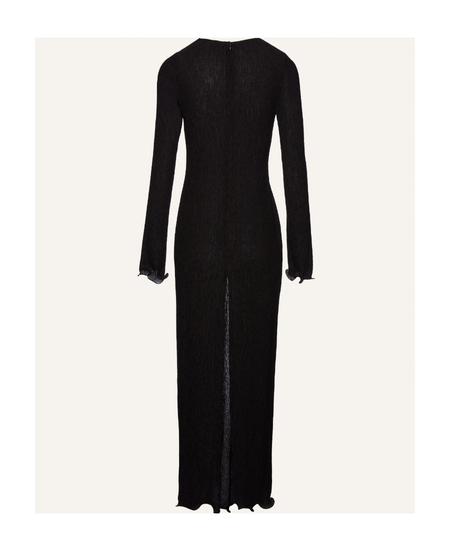 Magda Butrym Crepe Dress In Black