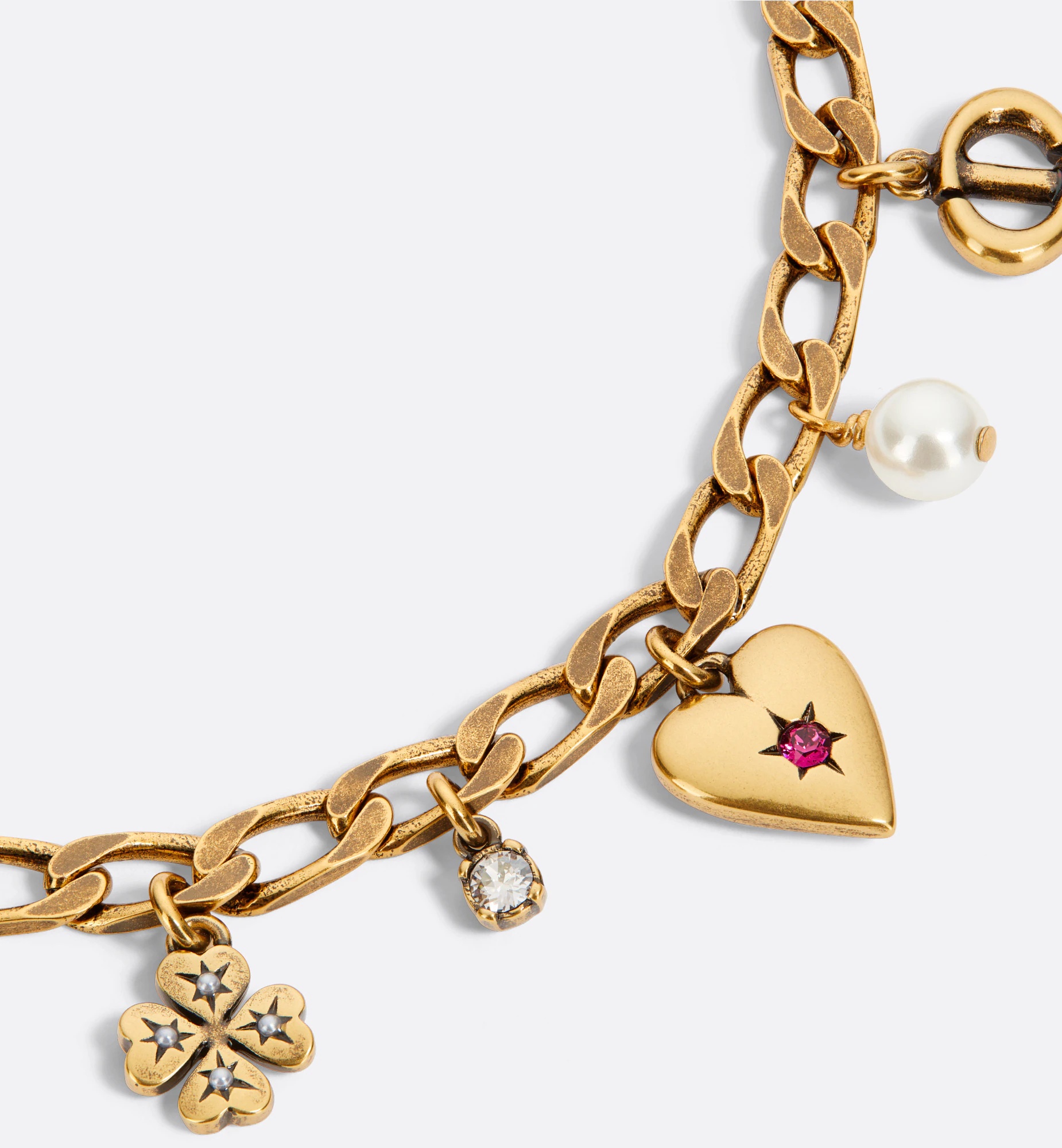 Dior Lucky Charms Bracelet In Yellow