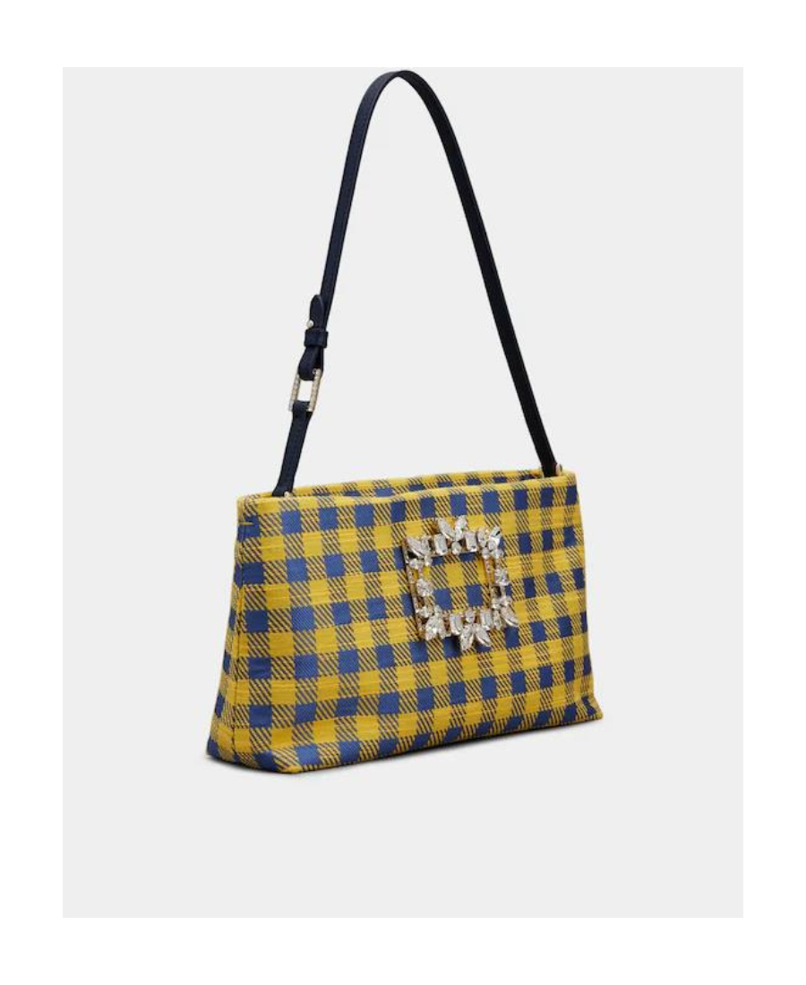 Roger Vivier Buckle Shoulder Bag In Brown