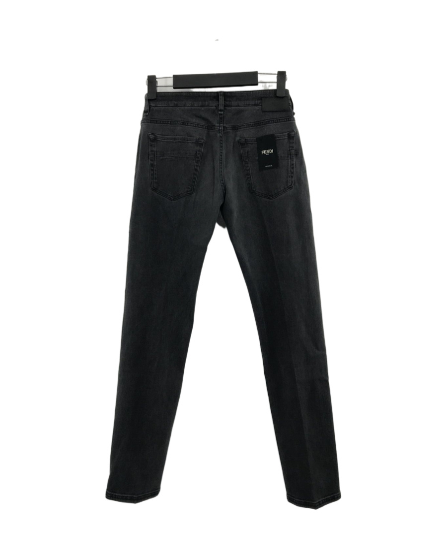 Fendi Belt Loop With Jeans In Black