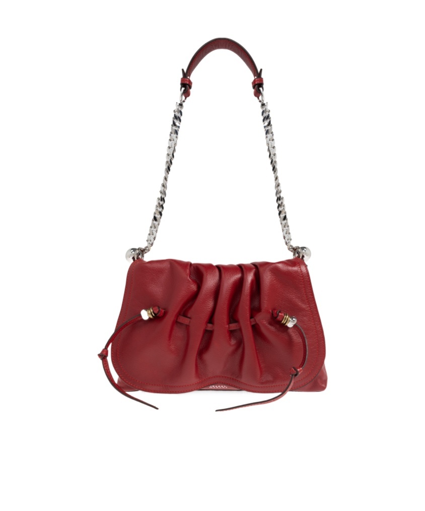 Isabel Marant Bolton Pouch Shoulder Bag In Red