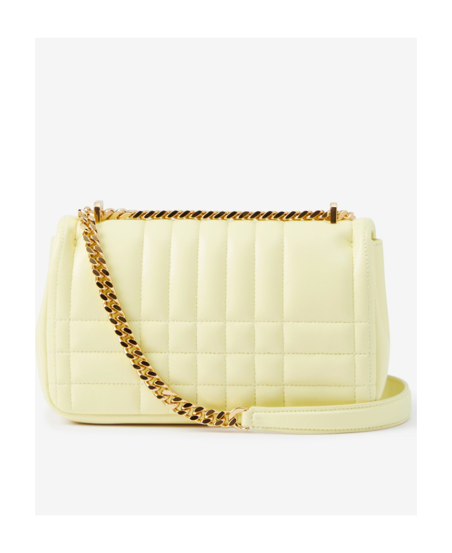 Burberry Quilted Leather Small Lola Bag In Nude
