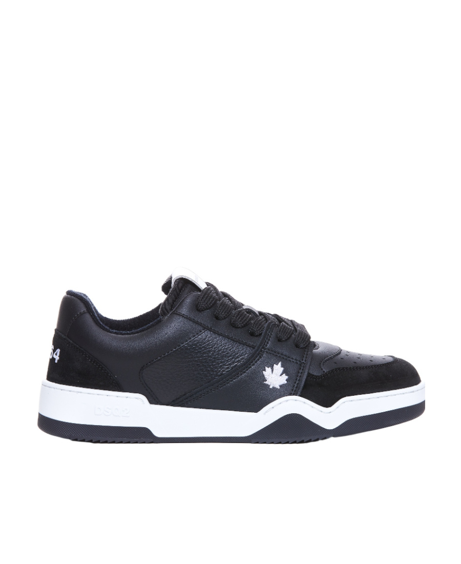 Dsquared2 Spiker Low-top Sneakers In Black