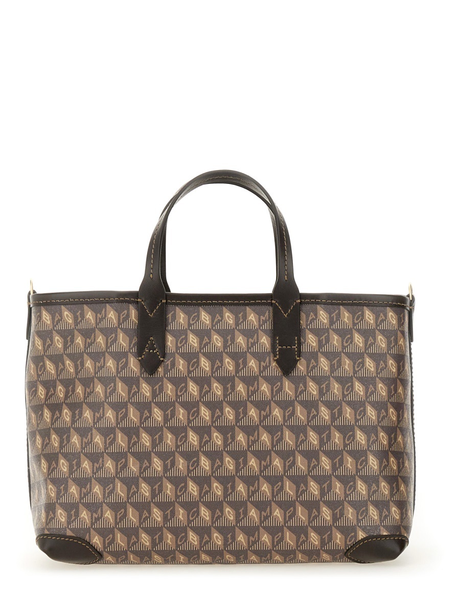 Anya Hindmarch Double Handle Tote Bag In Brown