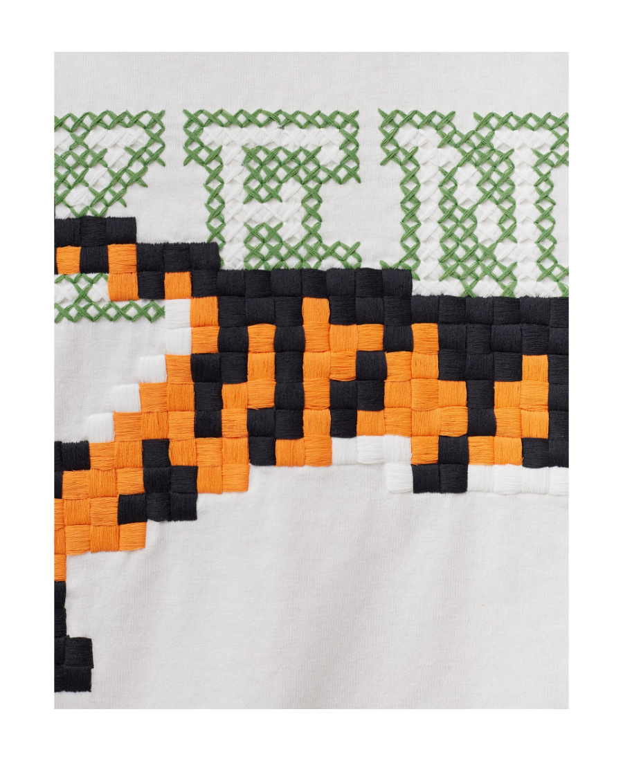 Kenzo Cotton Logo-print T-shirt In White