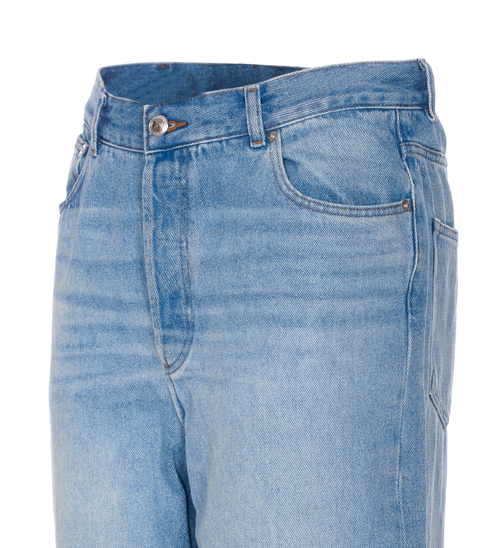 Apc A.p.c. Straight Leg Jeans In Blue