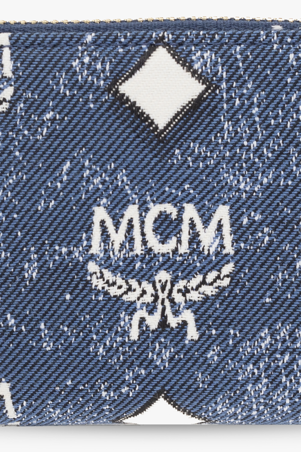 Mcm Flower Purse In Blue